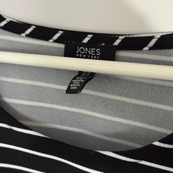 Black Shirt with White Stripes - Picture 4 of 7